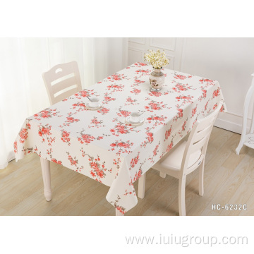 OEM Wholesale Embossed Beautiful Decoration PVC Tablecloth